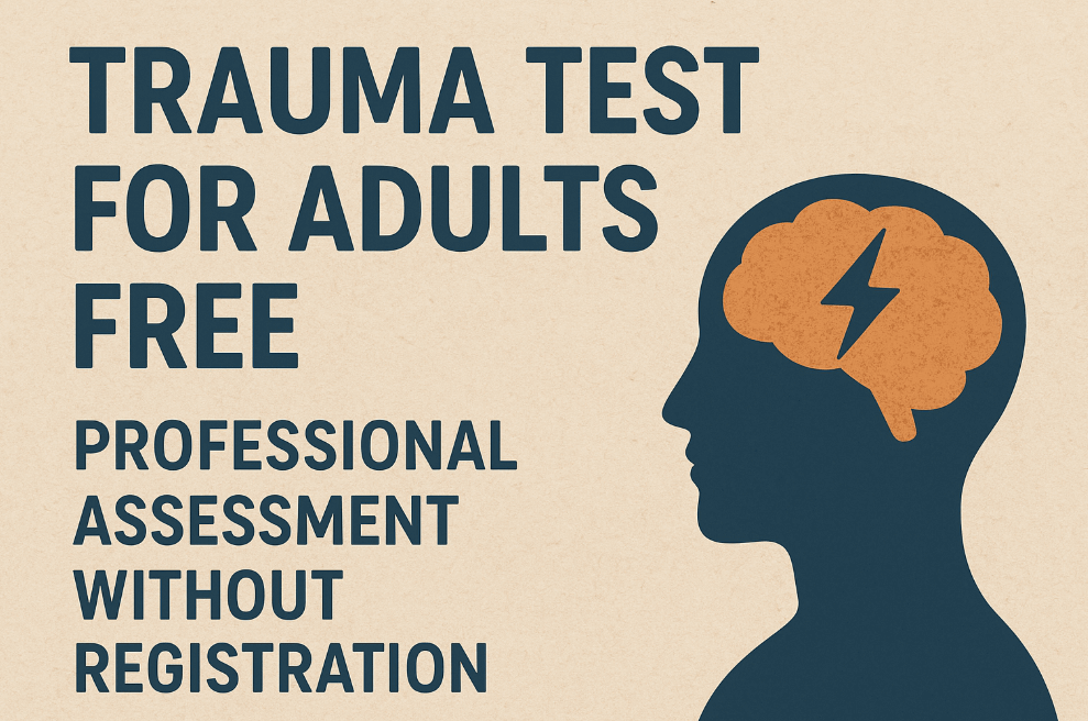 Trauma Test for Adults Free: Professional Assessment Without Registration